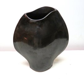Modernist Torso Shape Signed Studio Pottery Vase