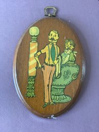 Wooden Barber Plaque