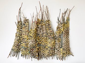 A Large Sculptural Mixed Media, 'Fences' By Nnnena Okore (B. 1975, Australian/Nigerian)