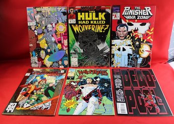 Silver Surfer  What If Hulk The Punisher  Ravage 2099  Wild Thing Dead-Pool Comic Lot