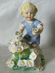 Charming 1940s F. G. Doughty For ROYAL WORCESTER Porcelain Figurine- Titled 'May'