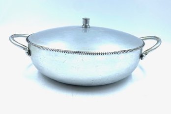 Hand-forged Aluminum Lidded Pan By Knight Craft