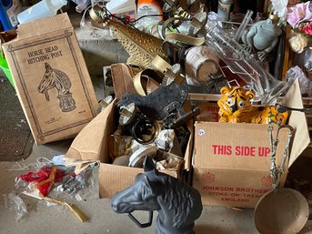 LARGE BOX LOT OF MISCELLANEOUS ITEMS