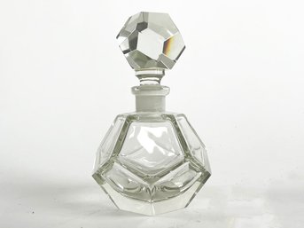 An Art Crystal Perfume Bottle