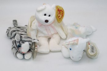 1993 Mystic, 1997 Prance, 1998 Halo TY Beanie Babies