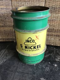 Inco S Nickel (Electrolytic) Barrel