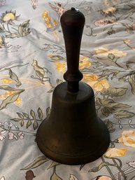 Late 19th Century Antique Brass Primary School Bell
