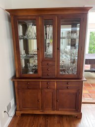 Stanley Furniture Breakfront China Cabinet - Shaker Style