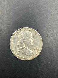 1962-D Benjamin Franklin Silver Half Dollar