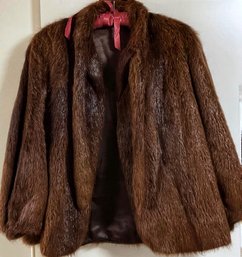 Vintage Fur Coat With Tails