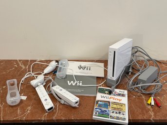 Nintendo Wii Game Console With Accessories
