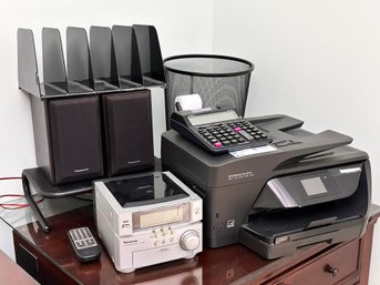 An HP Officejet, Panasonic Electronics And More Office Accessories!