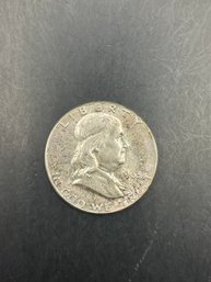 1963 Benjamin Franklin Silver Half Dollar