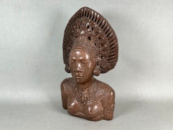 Beautiful Vintage Balinese Dancer Bust