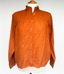 A Vintage Blouse, C. 1970's By Yves St. Laurent - Ladies 42