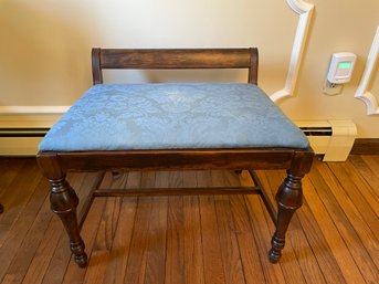 Vintage Upholstered Bench/stool.