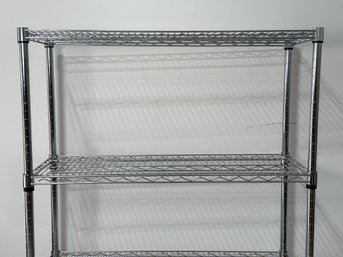 Chrome Wire Shelving Unit #1