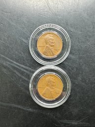 2 Wheat Pennies 1941, 1941-D