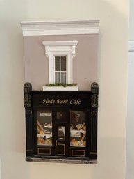 FACADES STEPHANIE CHAMBERLAIN HYDE PARK CAFE BAKERY LONDON STORE FRONT ASSEMBLAGE/SIGNED