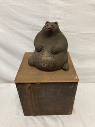 Vintage Japanese Ceramic Sculpture