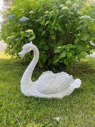Huge MCM Italian Swan Planter - Numbered And Marked On Bottom