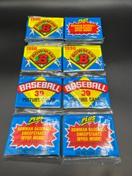 1990 Bowman Baseball 4 Rack Packs