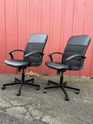 A Pair Of Desk Chairs