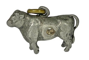 Victorian Cow Angus Stanhope Charm Pendant 19th Century`