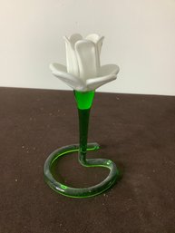 Glass Hand Crafted Flower