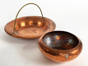 Vintage Copper Serving Vessels