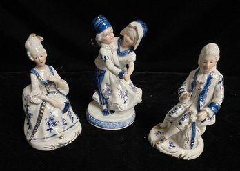 KPM Figurines Lot Of 3