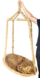 A Beautiful And Large Natural Fiber Plant Hanger