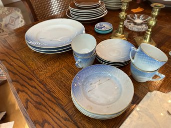 Set Of B & G  (Bing & Grondahl) Seagull Dinnerware Made In Denmark