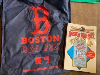 Boston Red Sox Fan Book And Reusable Tote