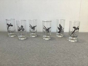 Bird Drinking Glasses Set Of 6