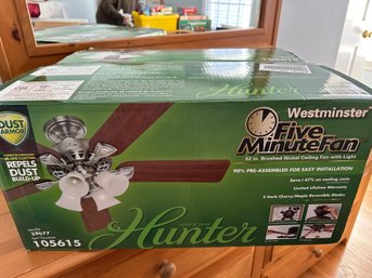 Westminster Five Minute Fan By Hunter