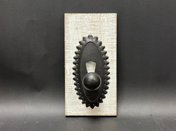 A Vintage-Style Mounted Doorknob