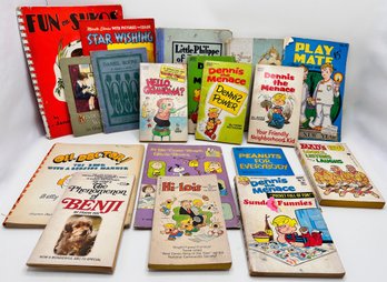 Vintage Kid's Books & Comics, As Old As 1940s: Dennis The Menace, MAD, Peanuts & More