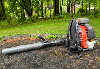 A Husqvarna Gas Leaf Blower