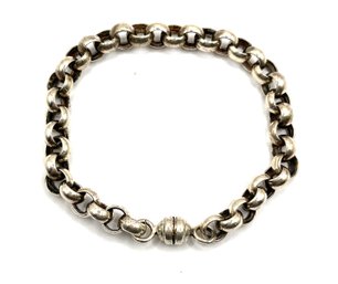 Vintage Designer Sterling Silver Chain Linked Bracelet