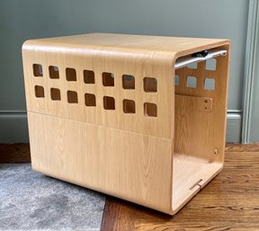 Premium Bentwood Dog Crate By Fable With Metal Door