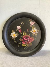 Fine Arts Studio Hand Painted Floral Tray