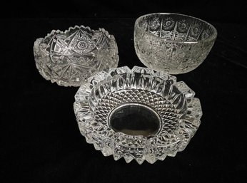 Cut Glass Bowls