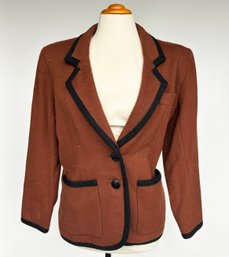 A Vintage Ladies Jacket By Yves St. Laurent - Size 38