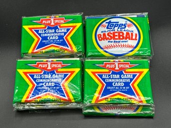 1990 Topps Baseball 4 Rack Packs