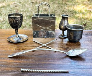 Vintage Silver Plated Decorative And Serving Pieces