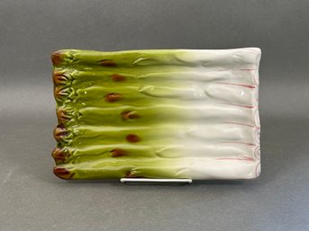 A Fantastic Asparagus Tray In Ceramic