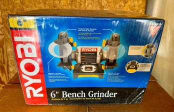 Ryobi 6 Inch Bench Grinder - New In Box