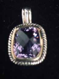 Amethyst Gem Pendant 408