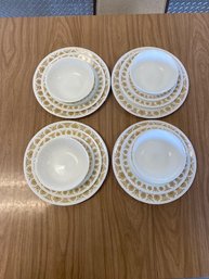 Vintage Corelle Livingware Golden Butterfly Dishware